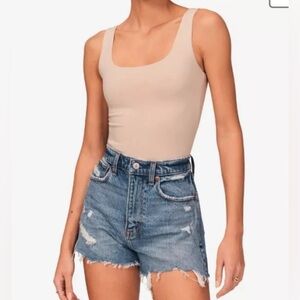 A&F High Rise Mom Shorts